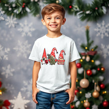 Load image into Gallery viewer, Christmas Lights Gnome T-Shirts for Kids and Adults
