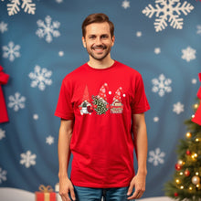 Load image into Gallery viewer, Christmas Lights Gnome T-Shirts for Kids and Adults
