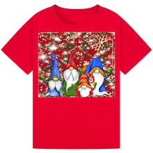 Load image into Gallery viewer, Christmas Tree Gnome T-Shirts – Festive Matching Sets
