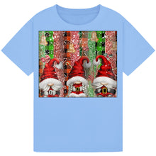 Load image into Gallery viewer, Funny Christmas T-Shirts – Gnomes with Tree &amp; Lights
