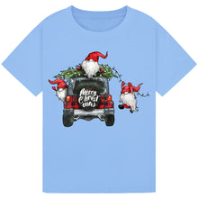Load image into Gallery viewer, Funny Christmas Gnomes T-Shirt with Christmas Tree Design
