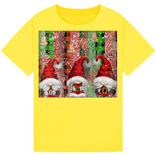 Load image into Gallery viewer, Funny Christmas T-Shirts – Gnomes with Tree &amp; Lights
