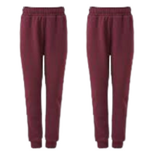 Load image into Gallery viewer, Pack Of 2 Unisex Kids Fleece Jogging Bottoms Sports PE Trouser Red
