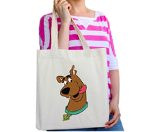 Load image into Gallery viewer, Scooby Doo Cartoon Funny Family Retro Present Tote Bag Reusable Cotton Bags
