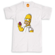 Load image into Gallery viewer, Homer Simpson Woohoo Donut Kids Adults T-Shirt
