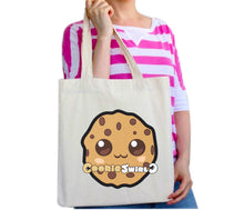 Load image into Gallery viewer, COOKIE SWIRL C Cotton Tote Bag Funny Youtuber Christmas Gift Reusable Gift
