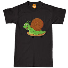 Load image into Gallery viewer, Cute Happy Snail Doodle Cartoon Short Sleeve Kids Adults Unisex T-shirt
