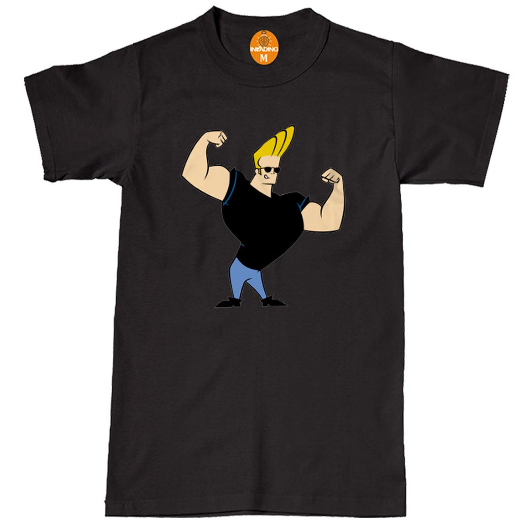 Johnny Bravo T SHIRT heavyweight Keep Calm Gym Training cool SWAG Protein