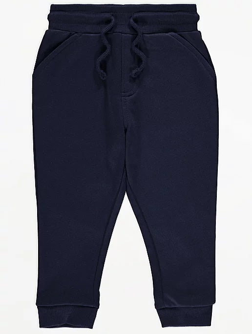 PE Kit Sportswear Navy Blue Boys  School  Drawstring Joggers
