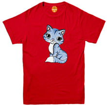 Load image into Gallery viewer, Scoop Neck Cat Print Casual Tops Blouse T-shirt Tee
