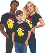 Load image into Gallery viewer, Invading Xmas Kids Cute Santa Hat Chick T Shirts Matching Family Holiday Christmas T Shirts for Men Women
