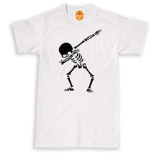 Load image into Gallery viewer, Skeleton Dab Halloween T-Shirt Tee Skull Scary Kids Costume Fancy Dress Top New
