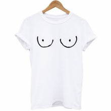 Load image into Gallery viewer, Boobies Funny Women's Top Tee Boobs Titties Joke
