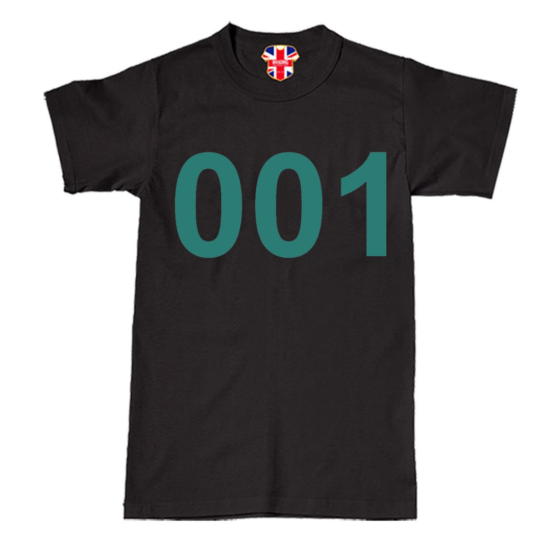 Squid Game Numbers T-Shirt Inspired Halloween Costume 001