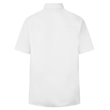 Load image into Gallery viewer, Boys White Short Sleeve  School Shirts.
