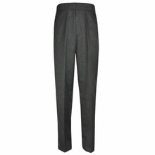 Load image into Gallery viewer, Kids Boys Pull Up School Uniform Full Length Trouser Grey
