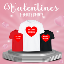 Load image into Gallery viewer, Happy Valentine&#39;s Day Love Stinks Let&#39;s Drink T-Shirt
