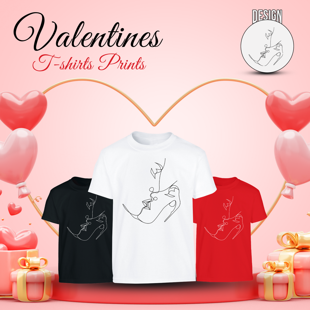 Happy Valentine's Day Love T-Shirt, Cute Romantic T-Shirt for Men or Women