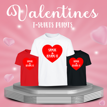 Load image into Gallery viewer, Happy Valentine&#39;s Day T-Shirt, Single and Loving It Heart T-Shirt
