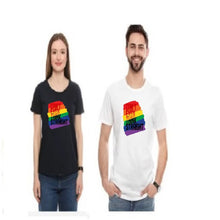 Load image into Gallery viewer, Can't Even Think Straight Unisex Adults T-Shirt Lesbian Gay Rainbow LGBT Heart Funny Humour

