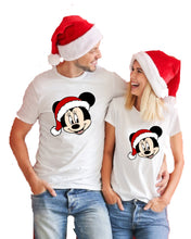 Load image into Gallery viewer, Mickey Mouse Christmas T-Shirt,Cartoons Funny Disney Xmas Gifts Adult &amp; Kids Top
