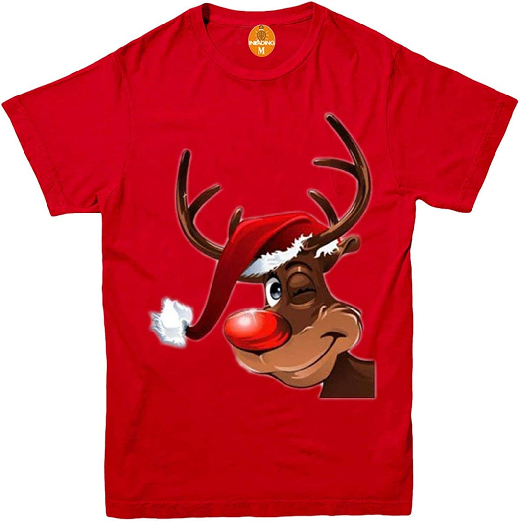 Unisex Mens Womens Xmas Christmas T Shirt Novelty Santa Reindeer Snowman Tee Top