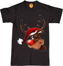 Load image into Gallery viewer, Unisex Mens Womens Xmas Christmas T Shirt Novelty Santa Reindeer Snowman Tee Top
