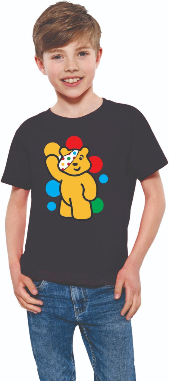 CHILDREN IN NEED PUDSEY BEAR TSHIRT KIDS MEN'S 2022