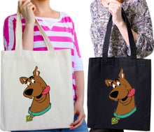 Load image into Gallery viewer, Scooby Doo Cartoon Funny Family Retro Present Tote Bag Reusable Cotton Bags
