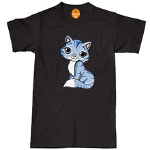 Load image into Gallery viewer, Scoop Neck Cat Print Casual Tops Blouse T-shirt Tee
