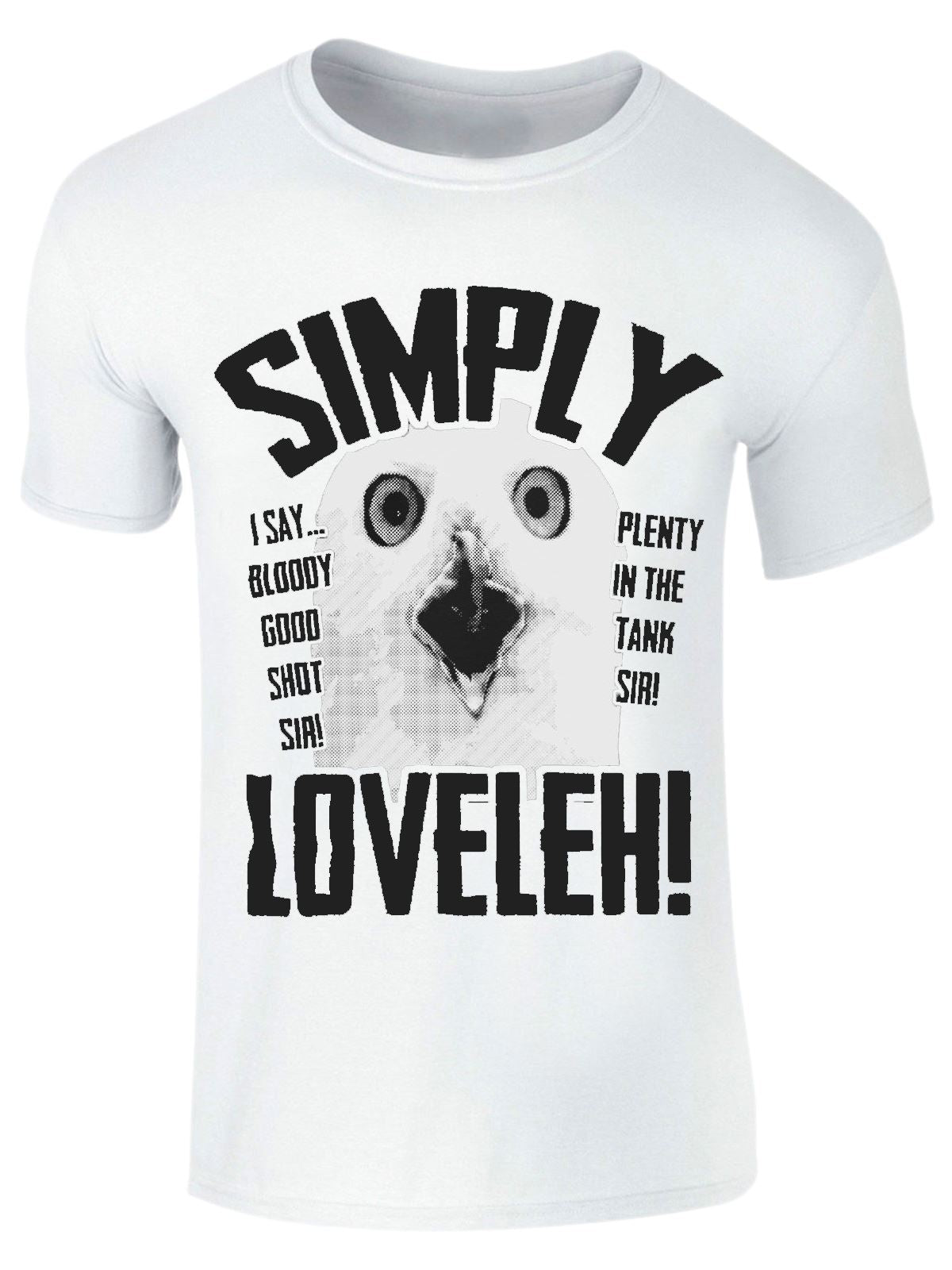 Simply Loveleh T-Shirt Funny Owl Lovely BLOODY GOOD SHOT Plenty Tank Sir