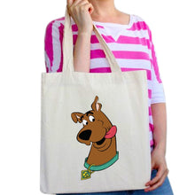 Load image into Gallery viewer, Scooby Doo Cartoon Funny Family Retro Present Tote Bag Reusable Cotton Bags
