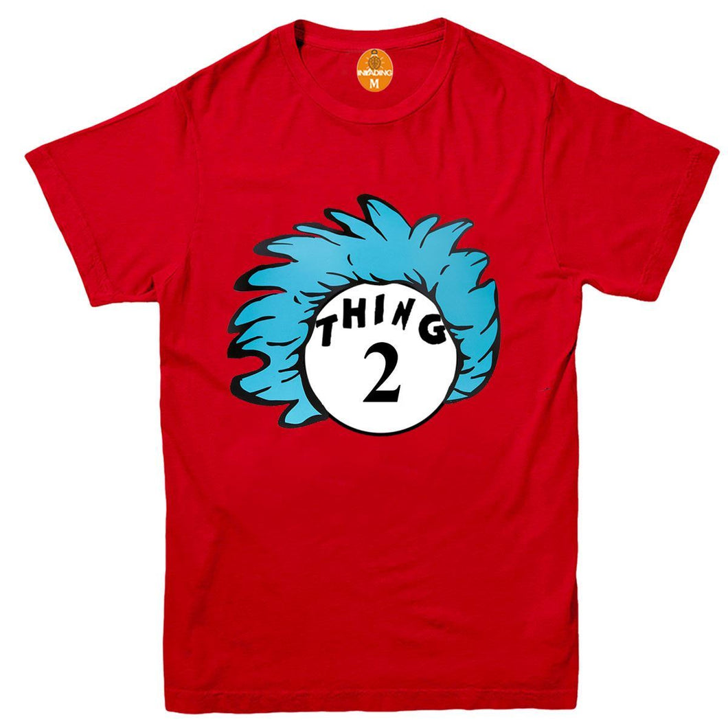 Thing One and Thing Two  Dr. Seuss Crewneck T-Shirt