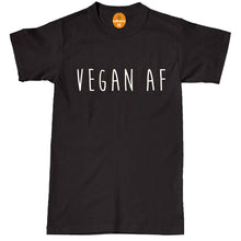 Load image into Gallery viewer, Vegan AF T-Shirt, Animal Rights Slogan Unisex Tee

