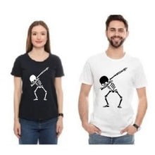 Load image into Gallery viewer, Skeleton Dab Halloween T-Shirt Tee Skull
