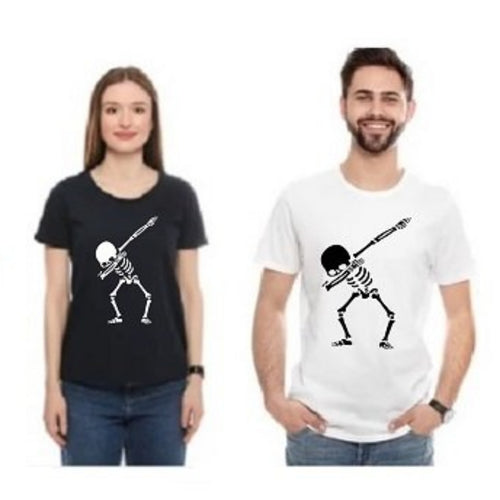 Skeleton Dab Halloween T-Shirt Tee Skull