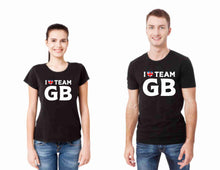 Load image into Gallery viewer, I love Team GB Olympics T-Shirt Crewneck Crewneck Unisex Classical Short Sleeve Top
