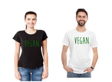 Load image into Gallery viewer, Vegan Panda Adult and Kids T-shirt  Healthy Vegan Vegetarian Veggie Plant Food
